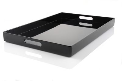 Teavana Black Lacquer Serving Tray